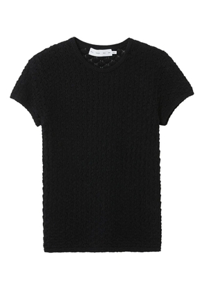 Proenza Schouler White Label openwork T-shirt - Black