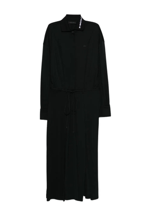 Lacoste collar midi dress - Black
