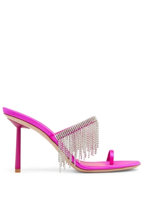 Le Silla The Jewels 80mm fringed sandals - Pink