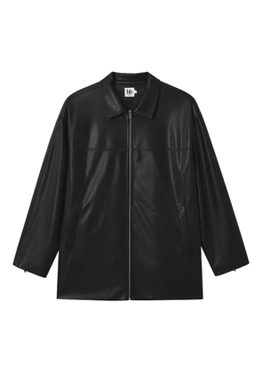 b+ab zip-front panelled jacket - Black