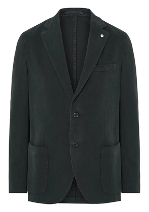 LUIGI BIANCHI MANTOVA notched blazer - Green