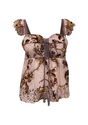 FARM Rio floral-print sleeveless blouse - Pink