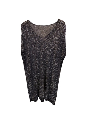Saint Laurent Pre-Owned embellished sequin mini dress - Black