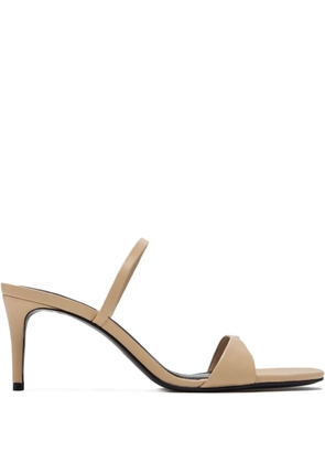 Schutz 75mm single-strap heeled sandals - Neutrals