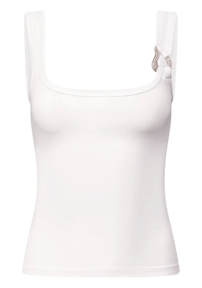 AREA ring-detail tank top - White