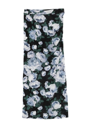 Stella McCartney floral midi skirt - Black