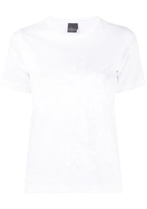 Lorena Antoniazzi embroidered cotton T-shirt - White