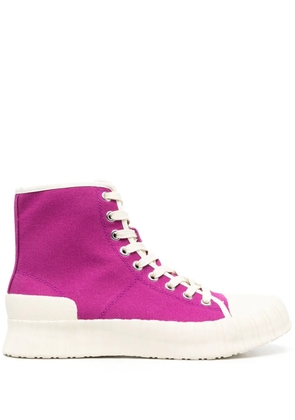 CamperLab Roz canvas high-top sneakers - Pink