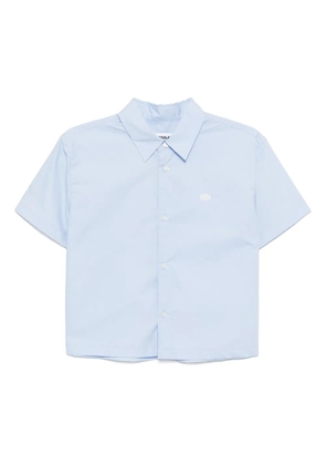 CHOCOOLATE logo-embroidered shirt - Blue