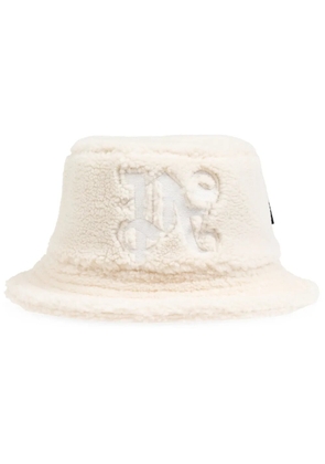 Palm Angels monogram bucket hat - Neutrals