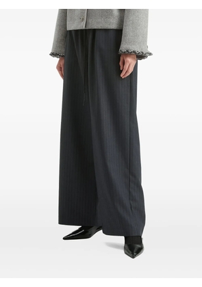 b+ab stripe-pattern trousers - Grey