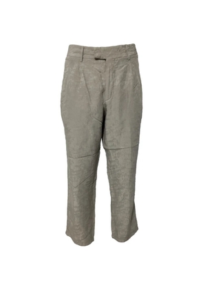 Giorgio Armani Pre-Owned cotton trousers - Grey