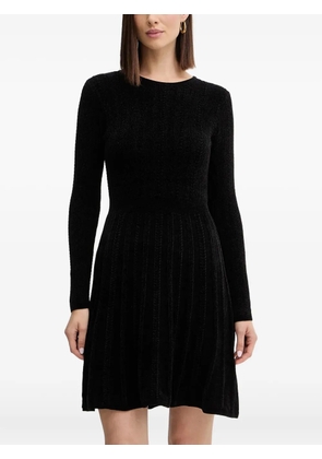 GUESS USA long-sleeve A-line mini dress - Black