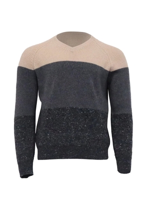 Brunello Cucinelli Vintage colourblock sweater - Grey