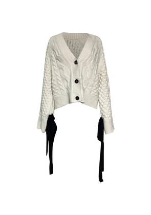 ERDEM cable-knit cardigan - White