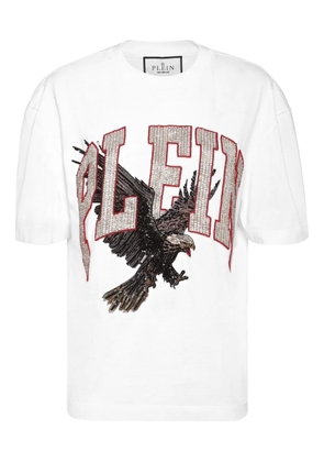 Philipp Plein crystal-embellished T-shirt - White