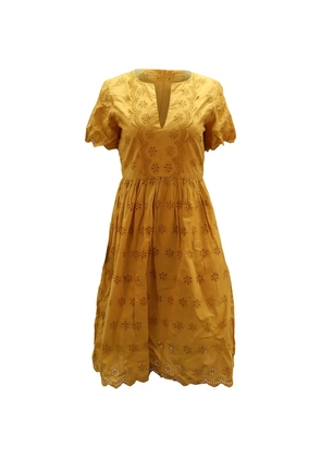 Madewell short-sleeve midi dress - Yellow