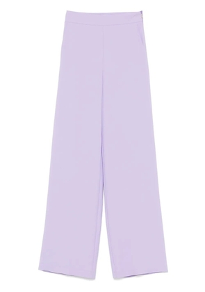 Patrizia Pepe crepe trousers - Purple