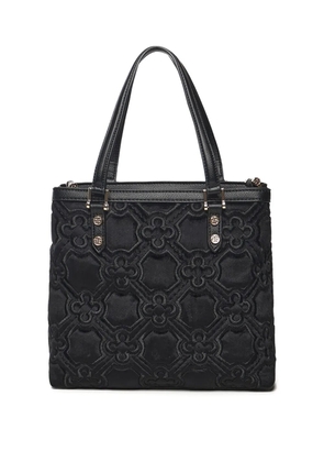 V°73 Cate floral-pattern tote bag - Black