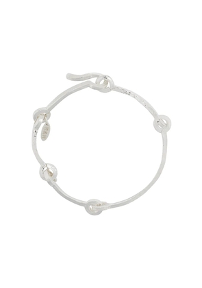 Wouters & Hendrix Technofossils hammered Link bracelet - Metallic