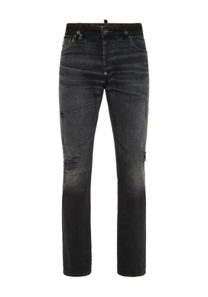 Philipp Plein distressed-detail jeans - Black