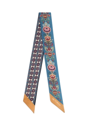 ETRO paisley-print scarf - Blue