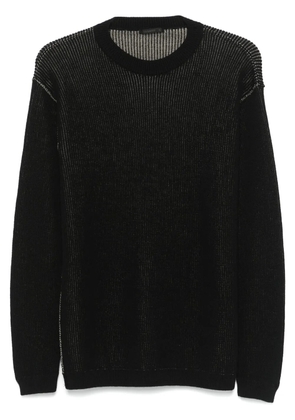 Transit ribbed sweater - Black
