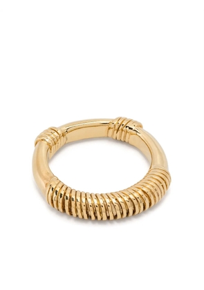 Aurelie Bidermann Alhambra embossed ring - Gold