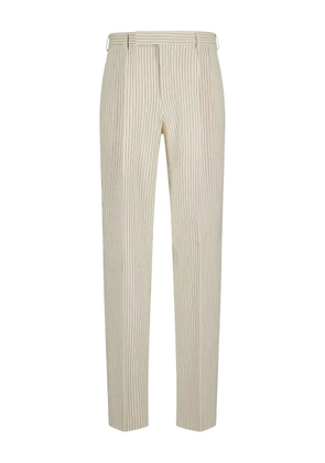 PT Torino pinstripe pleated trousers - Neutrals