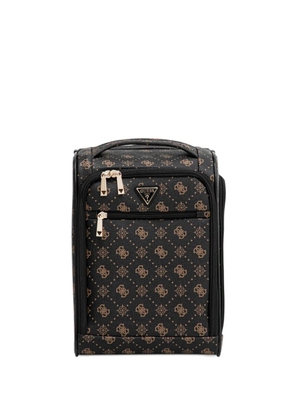 GUESS USA Silia monogram-pattern luggage - Black