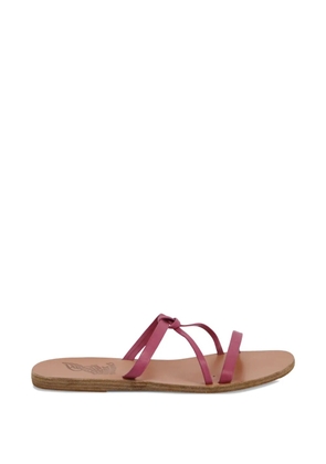 Ancient Greek Sandals logo-detail flat sandals - Pink