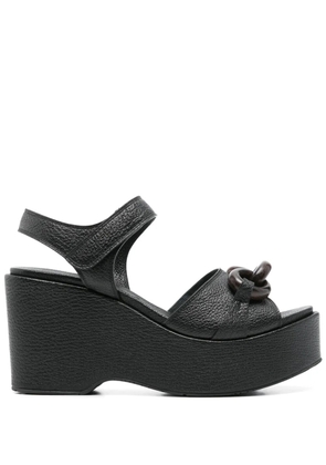 Pedro Garcia 95mm Delta sandals - Black