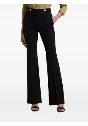 Lauren Ralph Lauren button-detailed bootcut trousers - Black