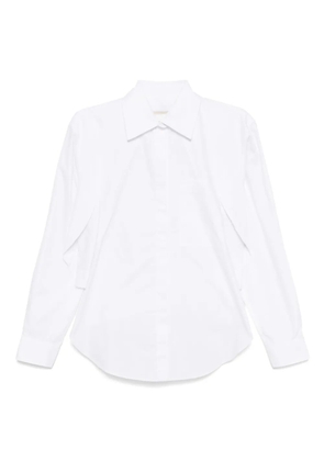 LITKOVSKA cut-out cotton shirt - White
