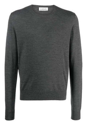Lanvin crew-neck merino jumper - Grey