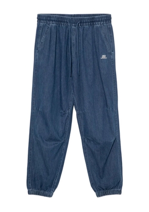 CHOCOOLATE logo-embroidered jeans - Black