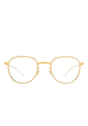 Mykita Kiva geometric glasses - Gold