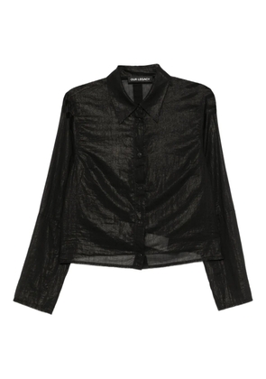 OUR LEGACY Auto shirt - Black