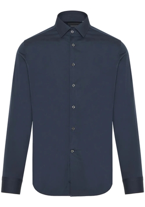 Corneliani poplin shirt - Blue