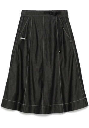 SPORT b. by agnès b. chambray outdoor skirt - Black