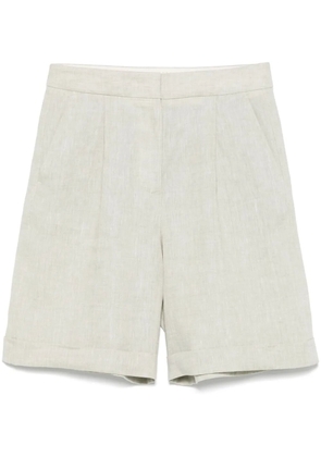 Peserico linen shorts - Green