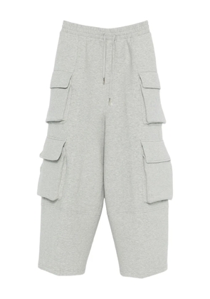 Feng Chen Wang cargo-pocket drawstring trousers - Grey
