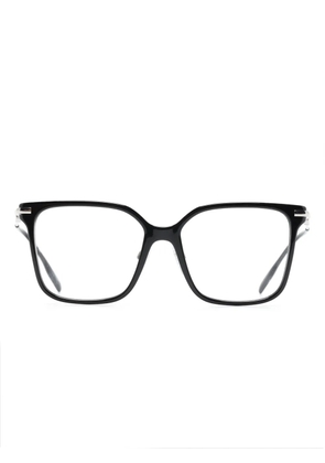 Burberry Eyewear logo-plaque square-frame glasses - Black