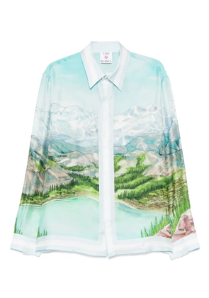 Casablanca silk shirt - Blue