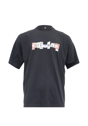 VETEMENTS logo-print T-shirt - Black
