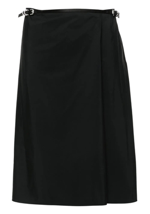 Givenchy Voyou taffeta wrap skirt - Black