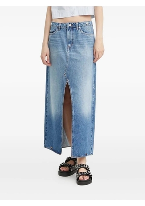 Tiger of Sweden Tillis denim split maxi skirt - Blue