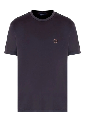 Giorgio Armani logo-embroidered T-shirt - Grey