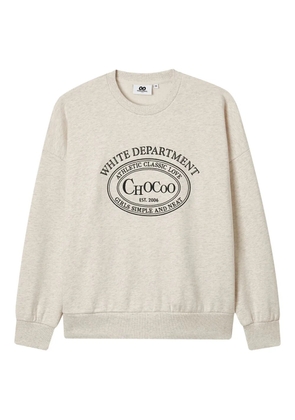 CHOCOOLATE logo-embellished sweatshirt - Grey