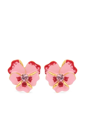 Kenneth Jay Lane Flower earrings - Pink